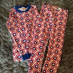 NEW Hanna Andersson Captain America PJs Long 130